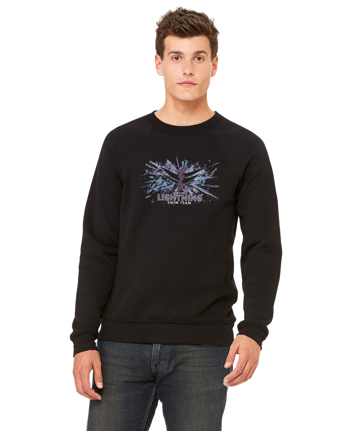 Lowes Splash Crewneck Sweatshirt: Black