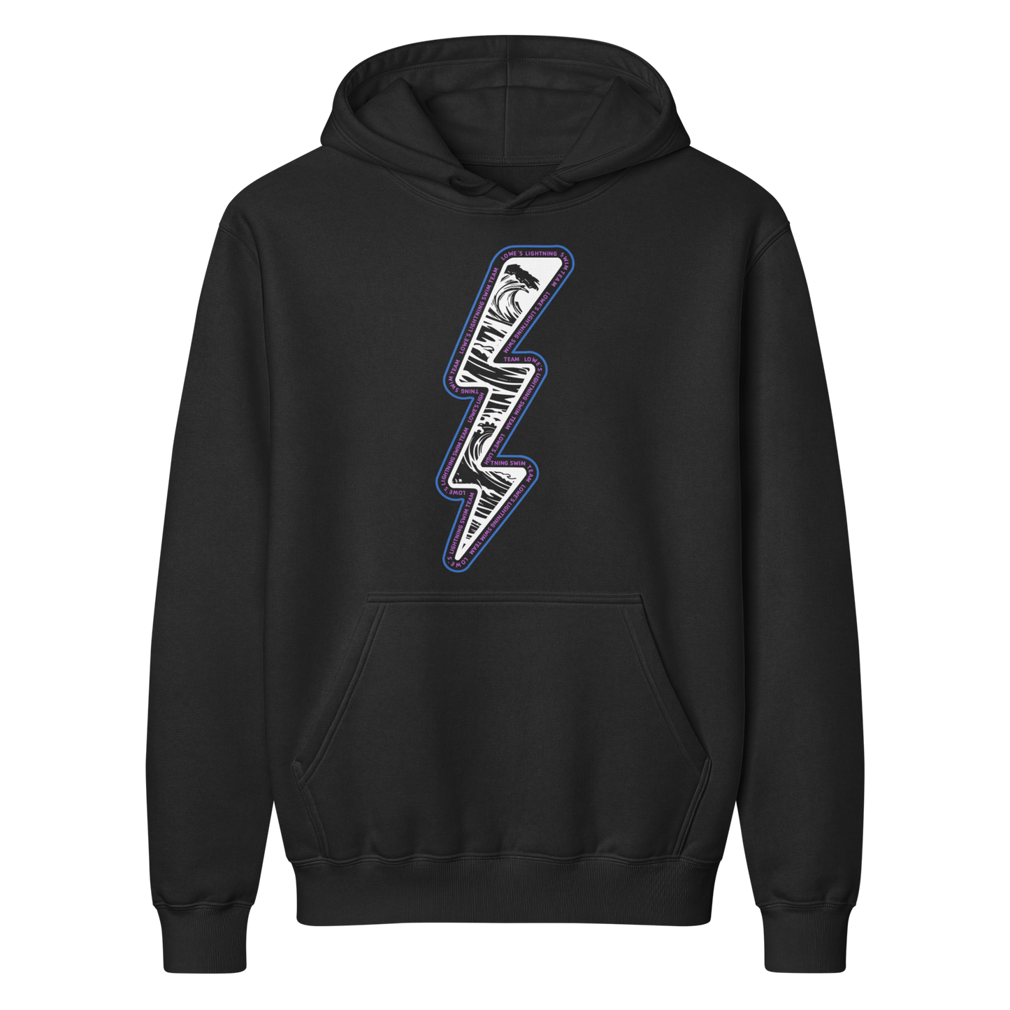 Lightning Bolt Adult Hoodie Sweatshirt