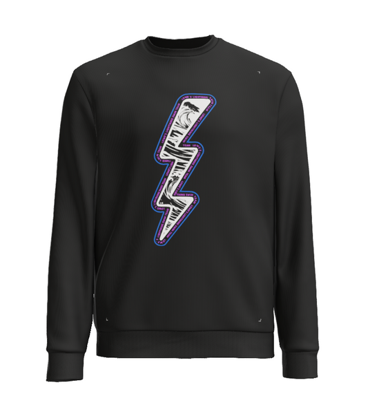 Lightning Bolt Adult Crewneck Sweatshirt