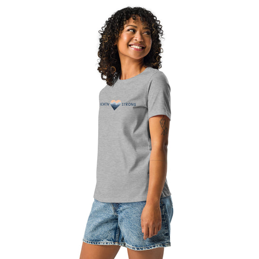 NC MTN Strong Heart Women's Relaxed T-Shirt